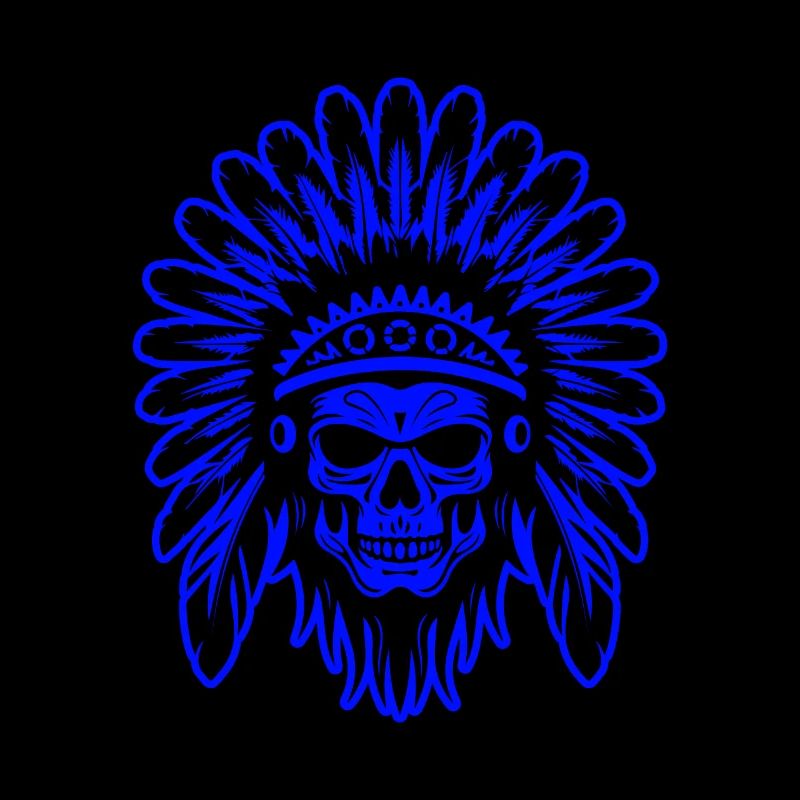 Crâne Apache Indien