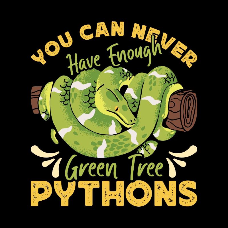 Python arborescent vert