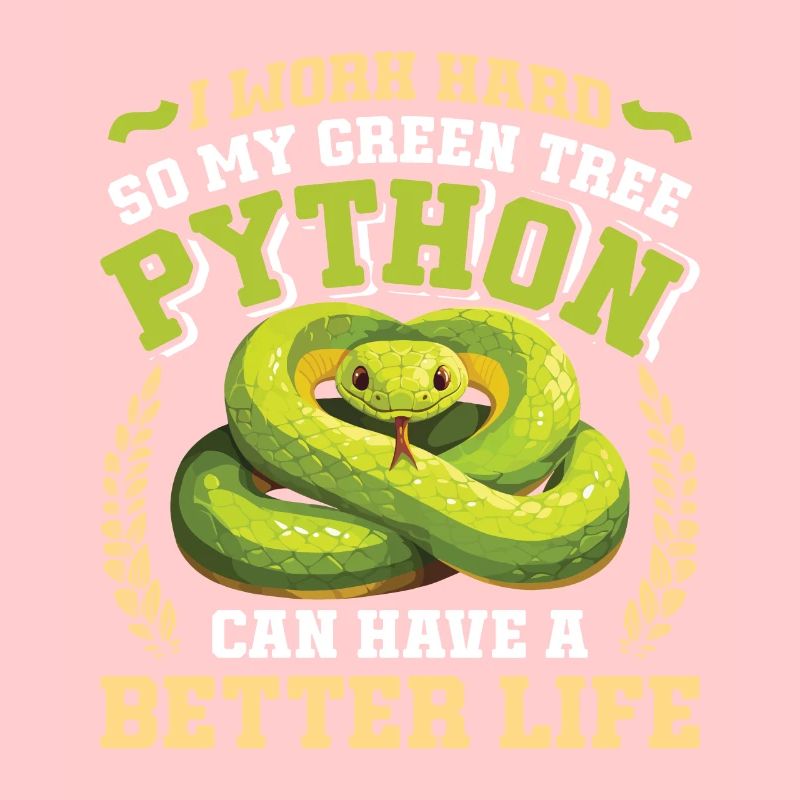 Python arborescent vert
