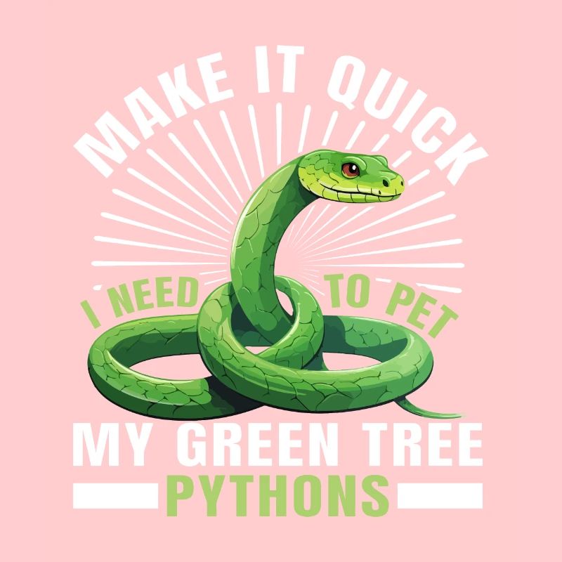 Python arborescent vert