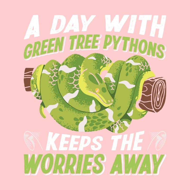 Python arborescent vert