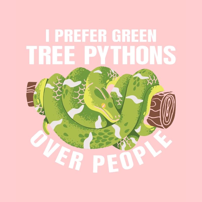 Python arborescent vert