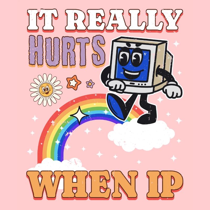 Lustiger Spruch "It Burns when i Pee"!