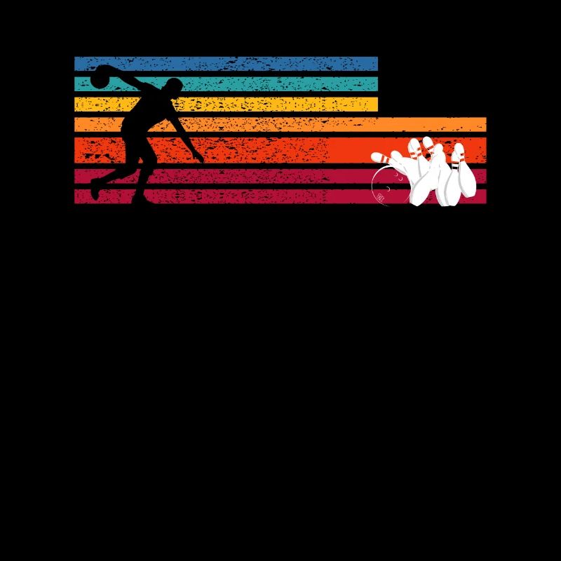 Bowling Retro Style for Bowling Lovers