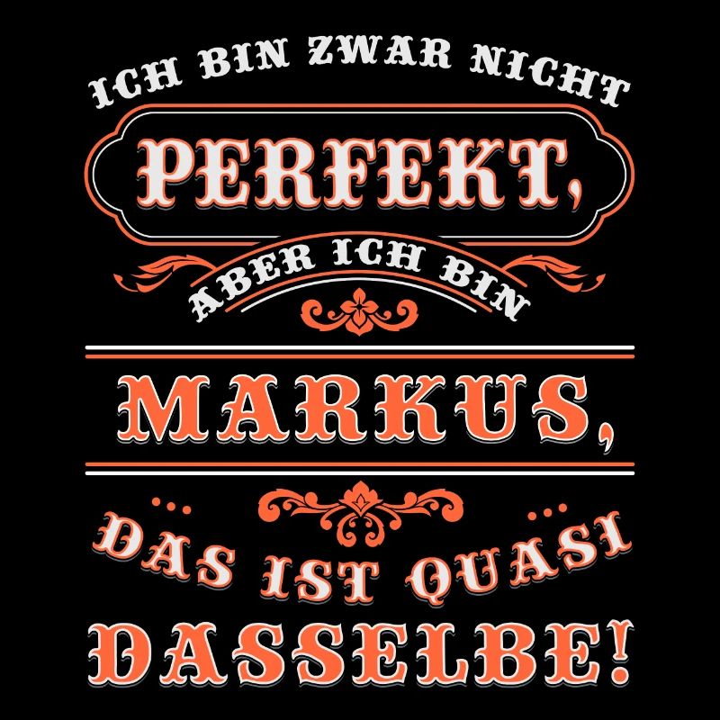 Funny MARKUS for Name Day with Name Name