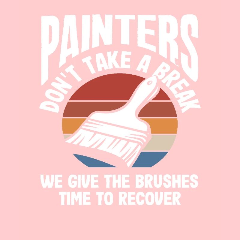 Painters give the brushes breaks