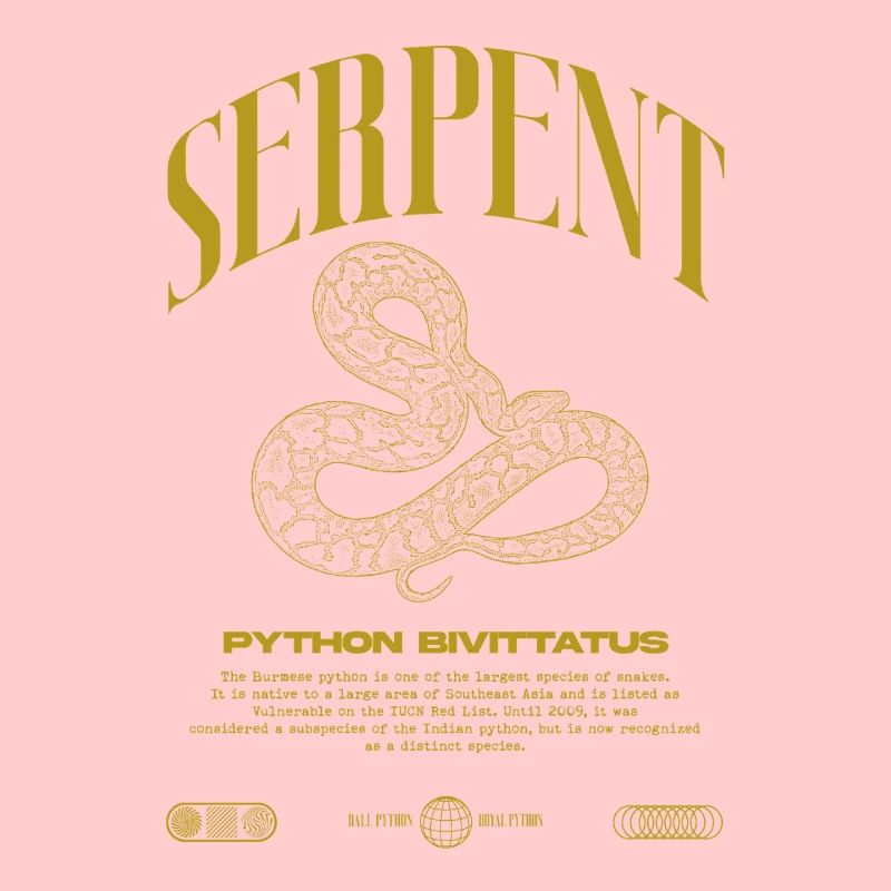 Python Birman Moderne Reptile Keeper Streetwear