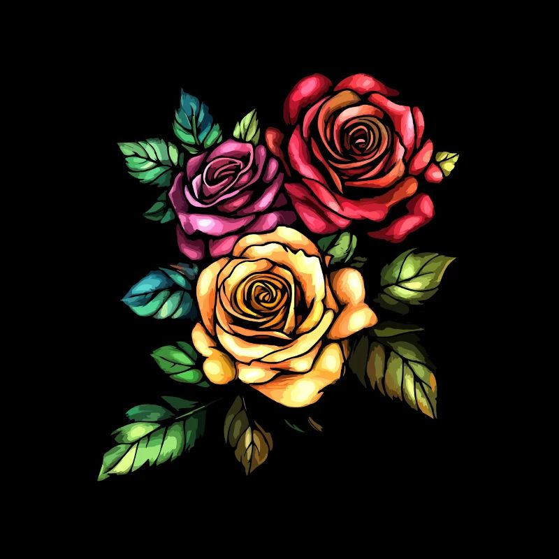 Roses Fleurs Amour