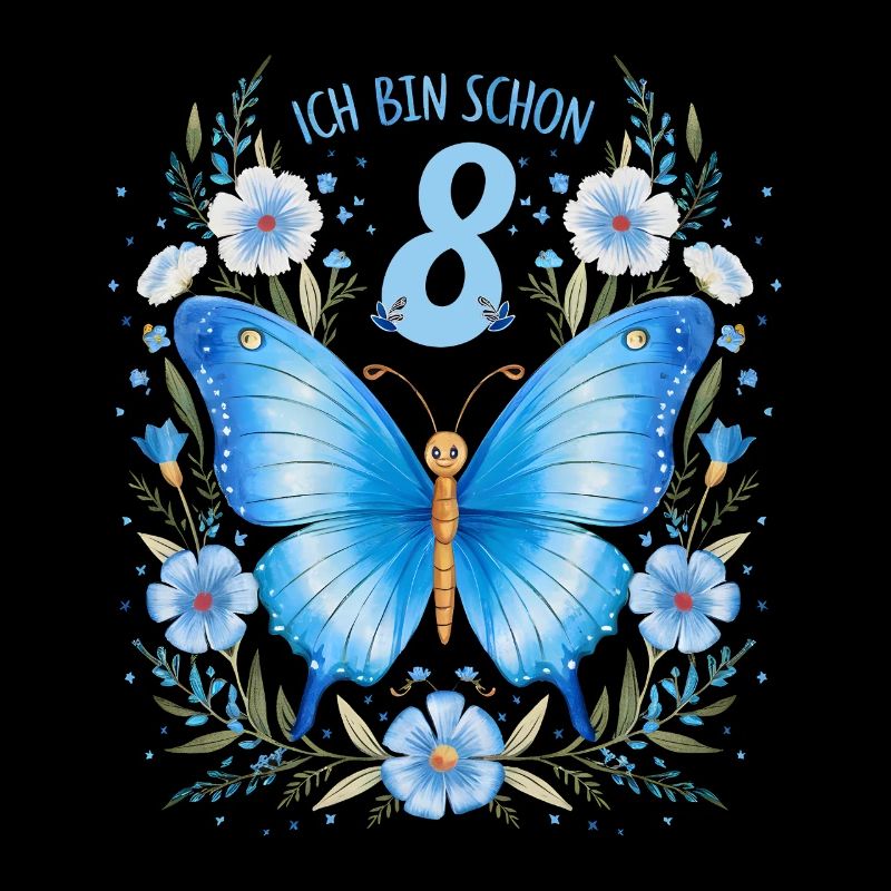 8. Geburtstag Schmetterling Kindergeburtstag