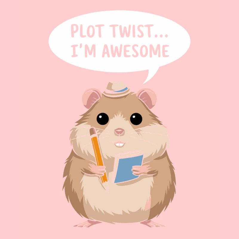 Hamster Author: Plot Twist... I'm great