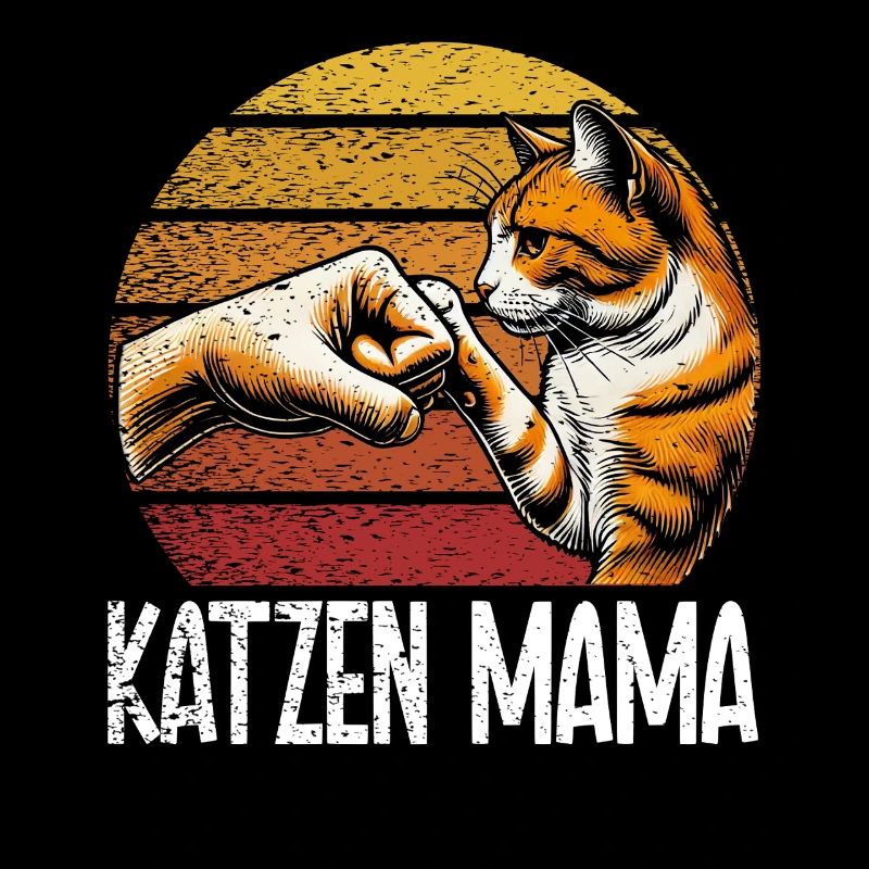 Katzen Mama Muttertag Elternteil Mama