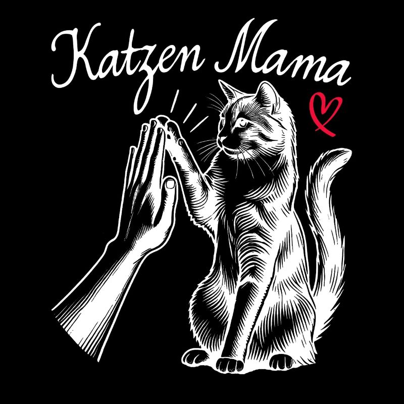 Katzen Mama Muttertag Elternteil Mama