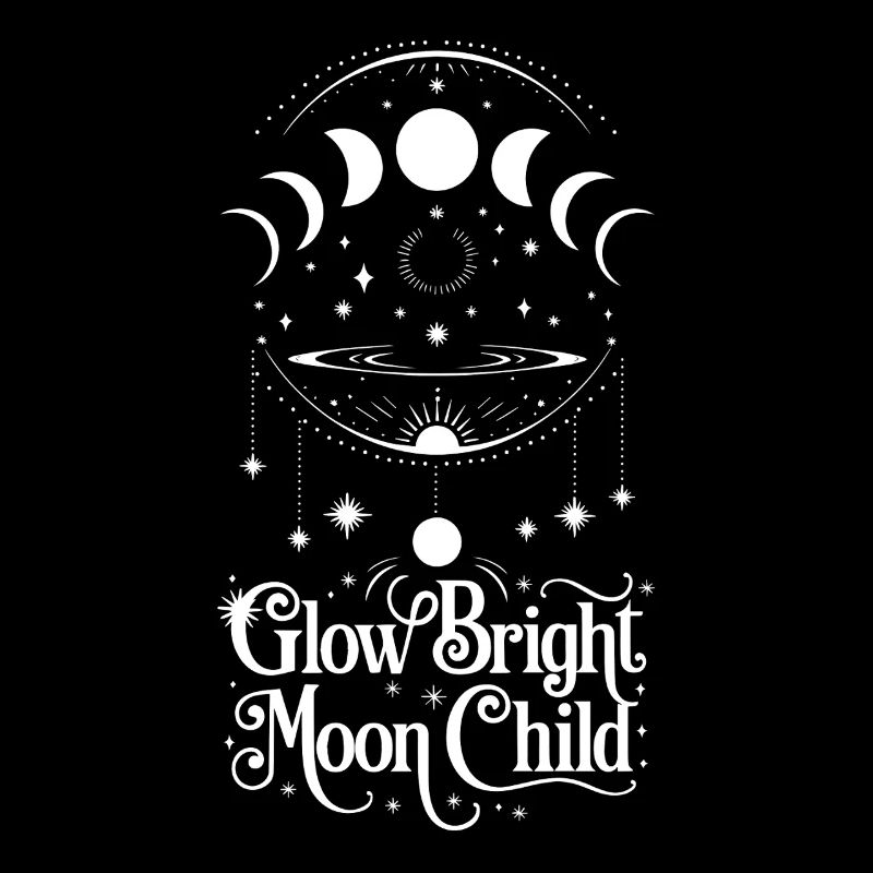 Whimsy Moon Phase Astrology Wicca Celestial Lunar
