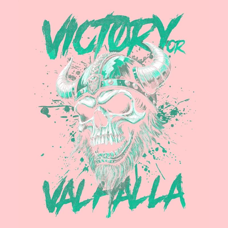 Nordischer Wikingersieg oder Walhalla