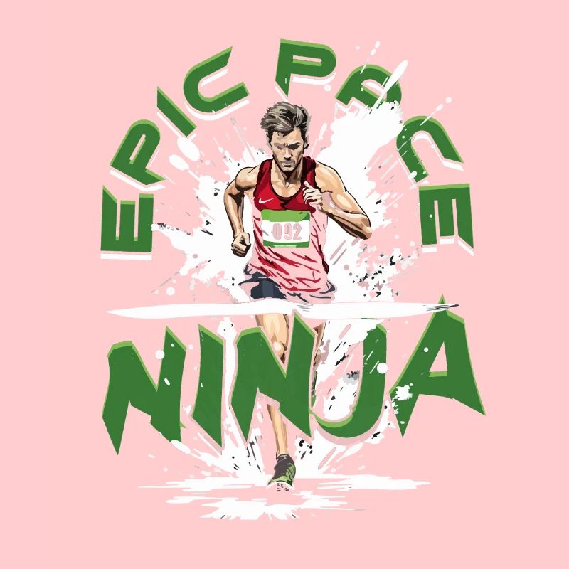 Marathon Marathon Runner Epic Pace Ninja