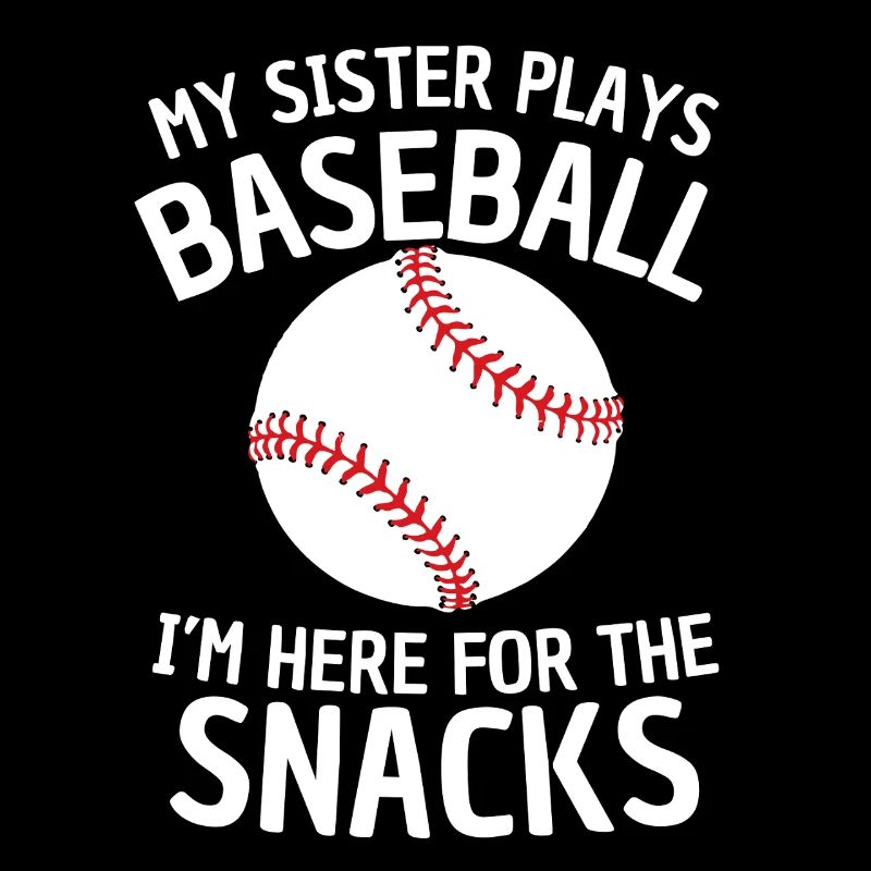 Lustiger Baseball Schwester Spruch