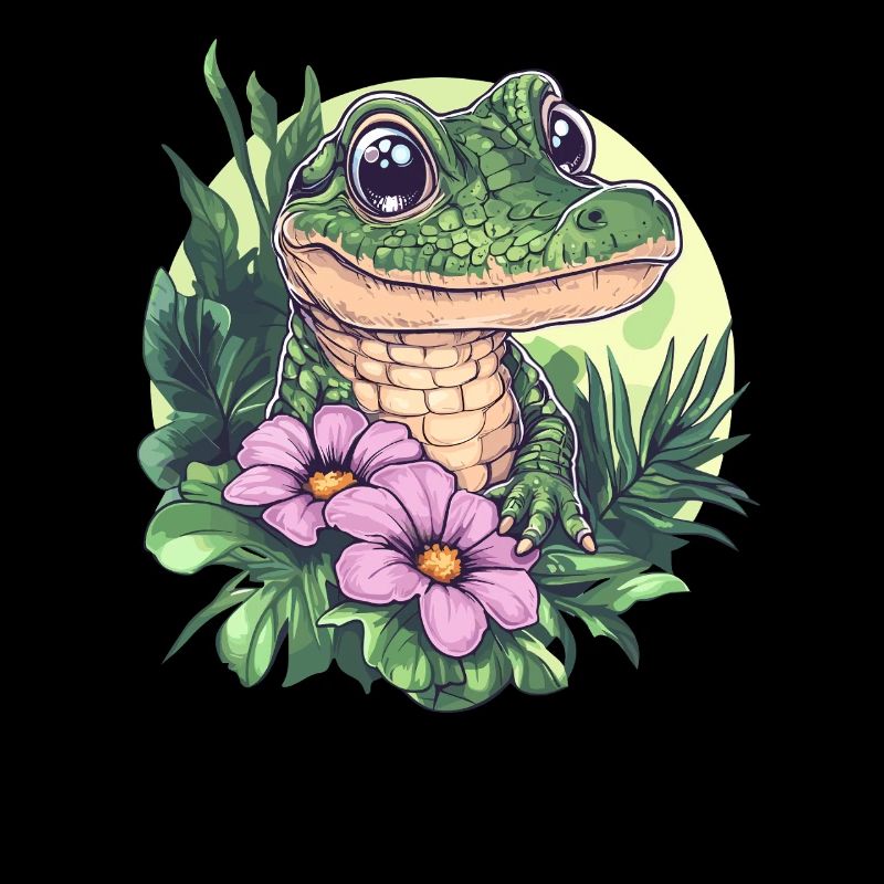 Krokodil im Dschungel