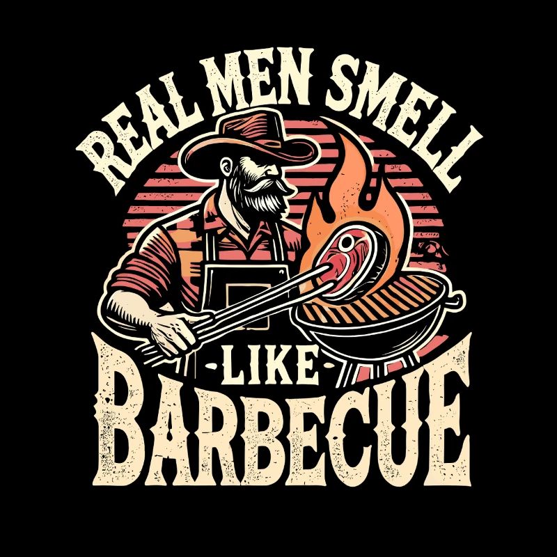 Echte Männer riechen nach Barbecue
