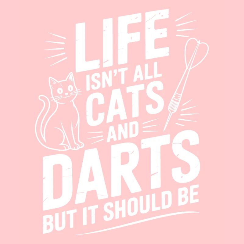Fléchettes Dire Chats Fléchettes Drôles Fléchettes Cadeau