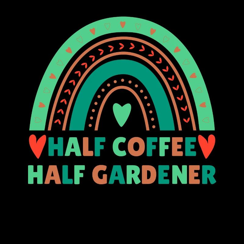 Coffee Gardener Saying Design