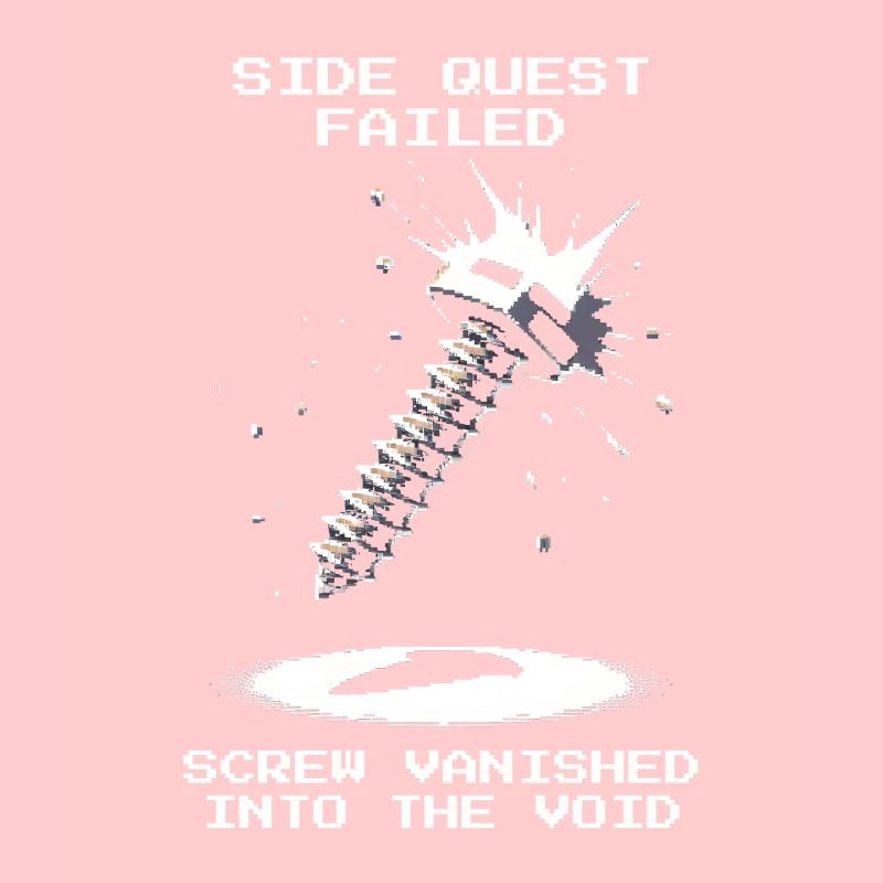 Side Quest Screw Away Precision Mechanics Pixel Retro