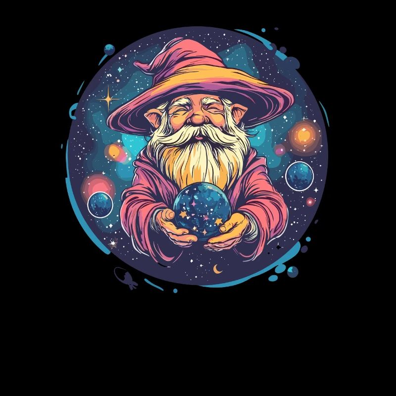 Sorcier de l’espace avec orbe