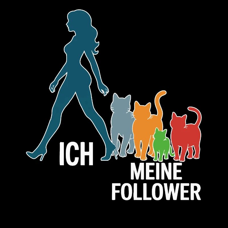Moi et mes abonnés – Cat Humor Design