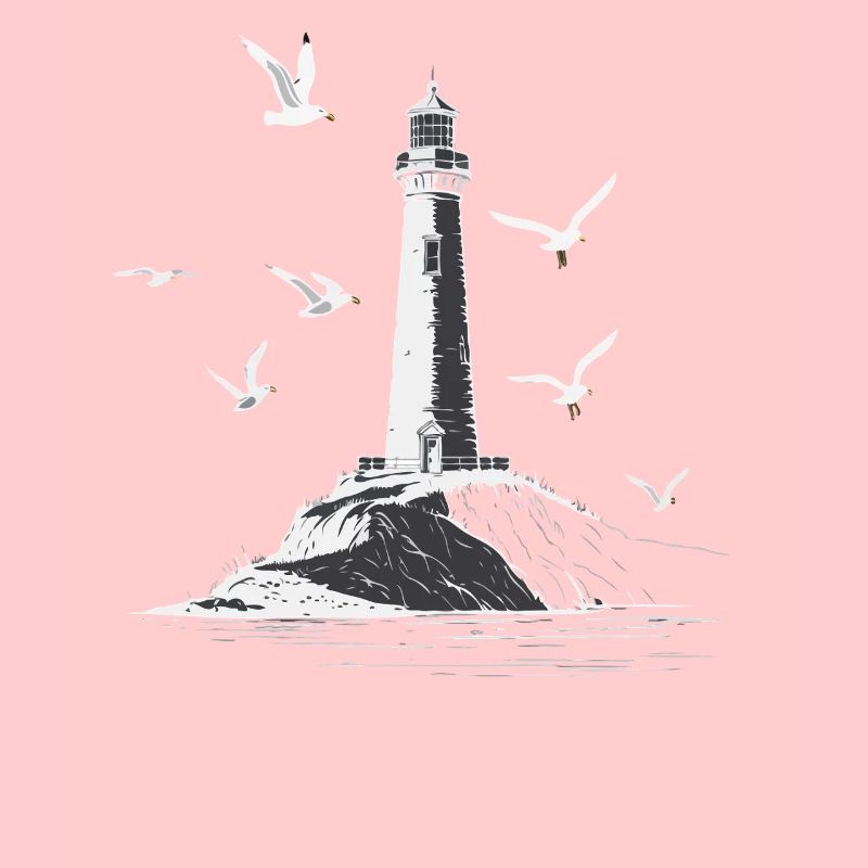Leuchturm Möwe Hafen Moin Meer See