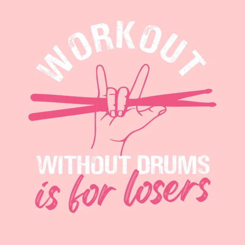 Bold Workout Drumming Design