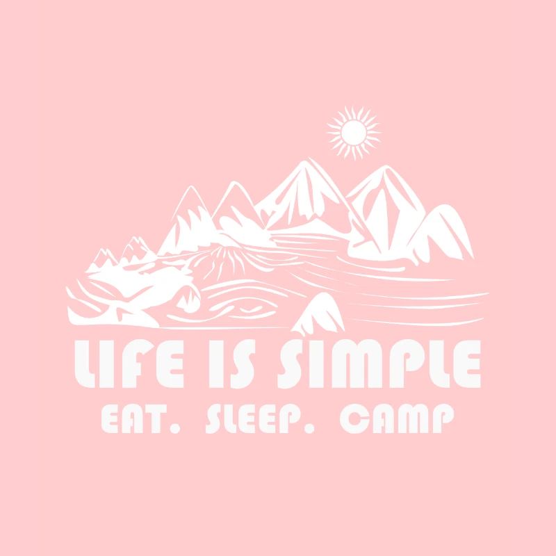Das Leben ist einfach. Liebe Camping