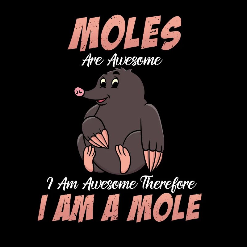 Nettes Fantastisches Mole sitzendes Geschenk