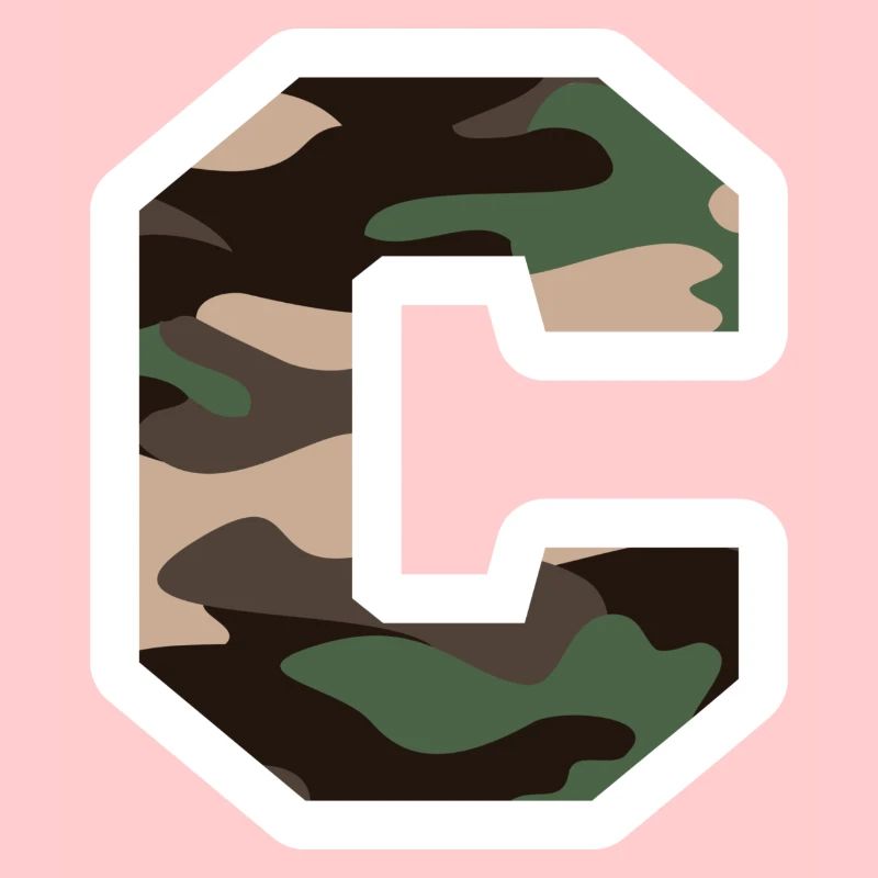 Buchstabe C Militärtarnung - Geschenkidee