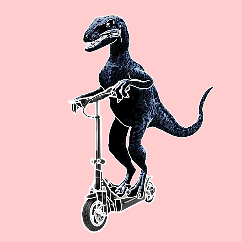Elektroroller E-Roller Dino Raptor Geschenkidee
