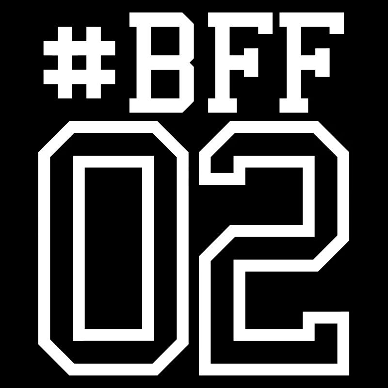 Nummer 02 2 BFF Beste Freunde Freundin