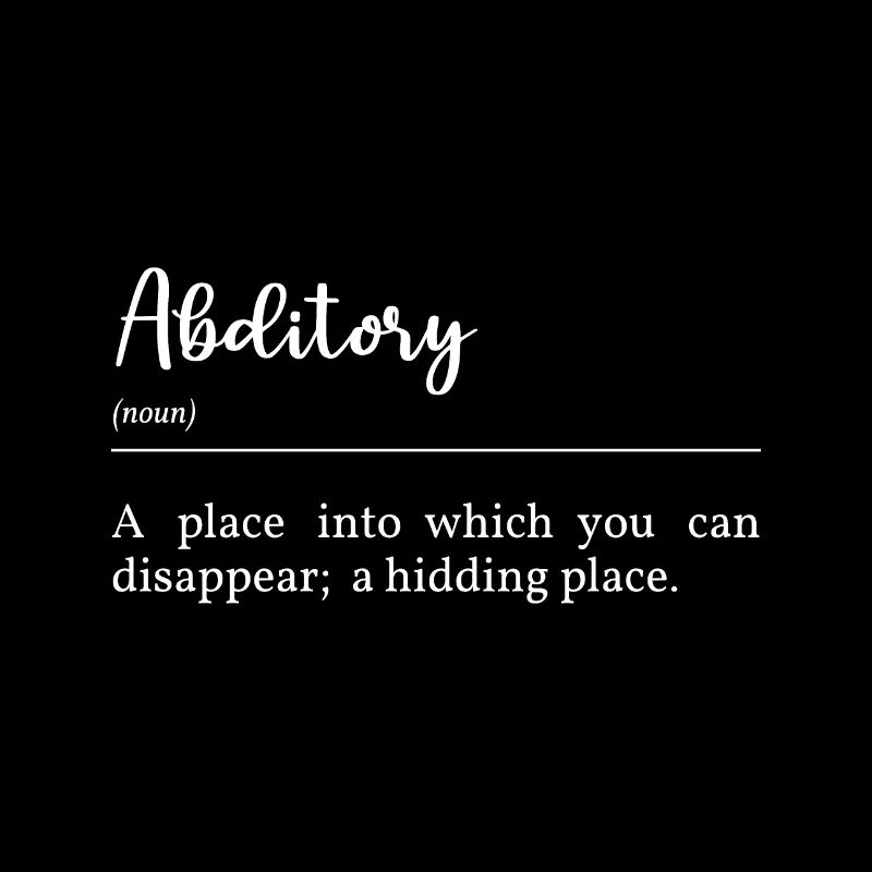 Abditory Definition In White