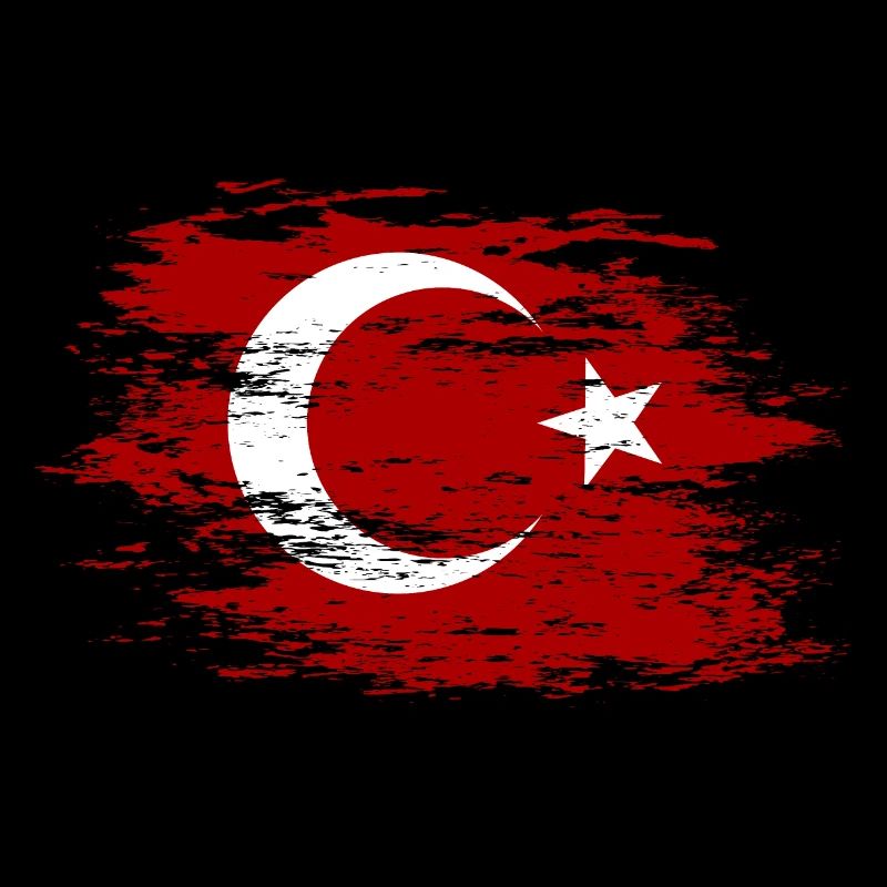 Drapeau de la Turquie utilisé