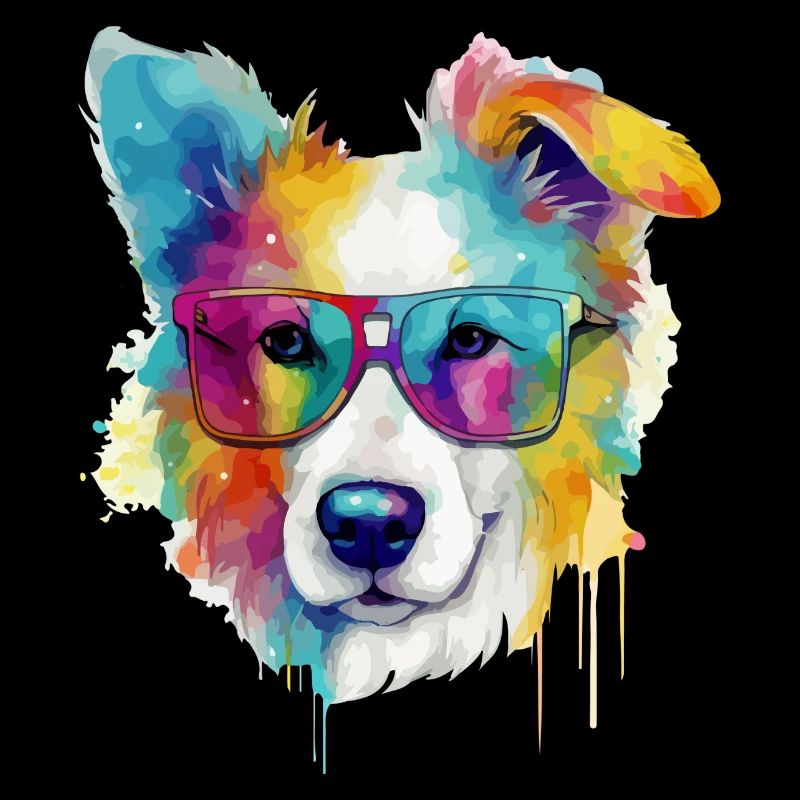 Rexo the bespectacled dog