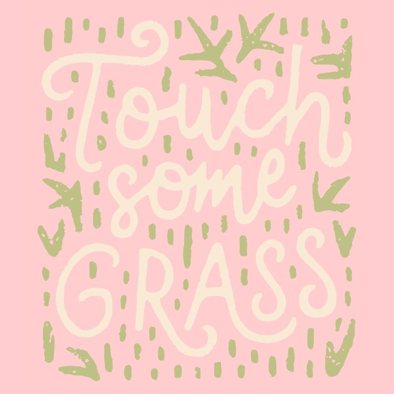 Touch some grass grounding earthing