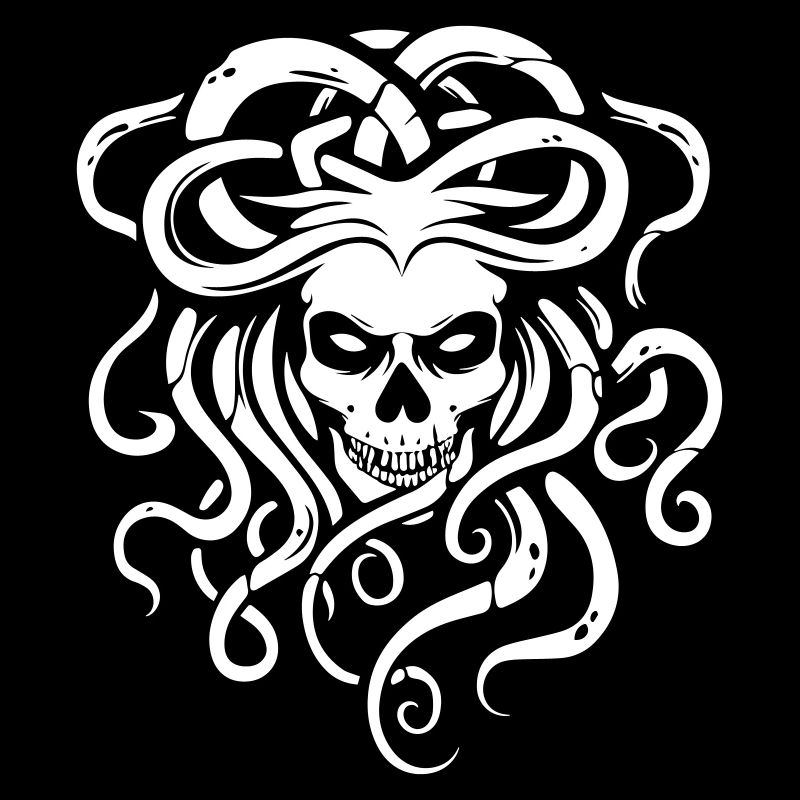 Medusa skull