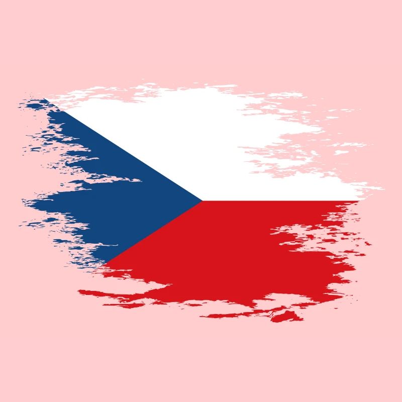 Drapeau de la République tchèque utilisé design