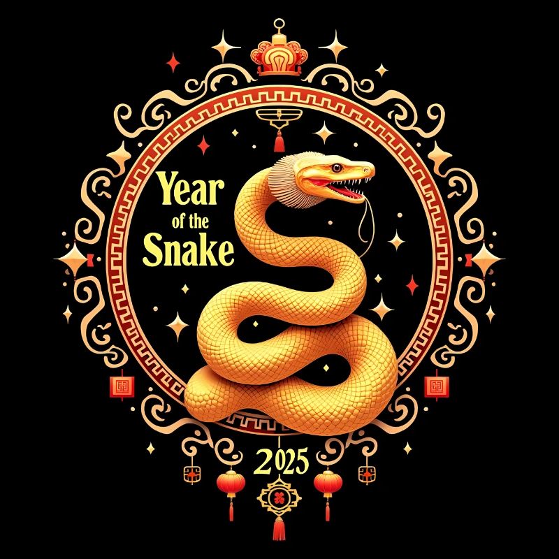Chine heureuse - Serpent 2025