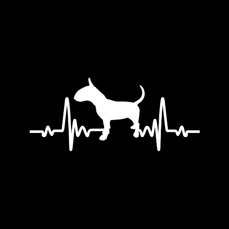 Herzschlag, Bullterrier, Hund, Geschenkidee