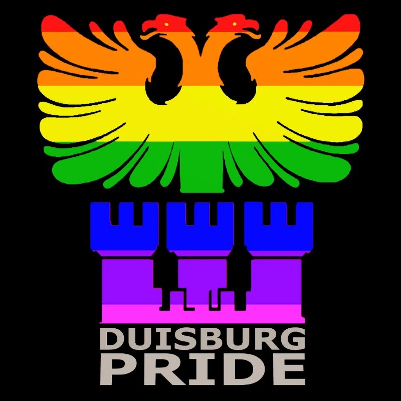 Duisburg Adler Wappen CSD Regenbogen Farben Pride