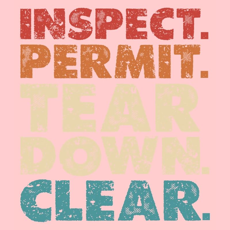 Inspecter le permis de démontage clair