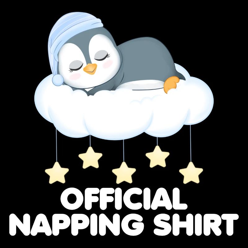 Sleeping Penguin Lover Cute Penguin Napping