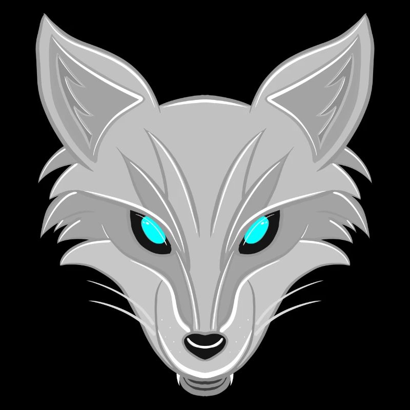 Silver Fox - Elegant Animal Lover Design