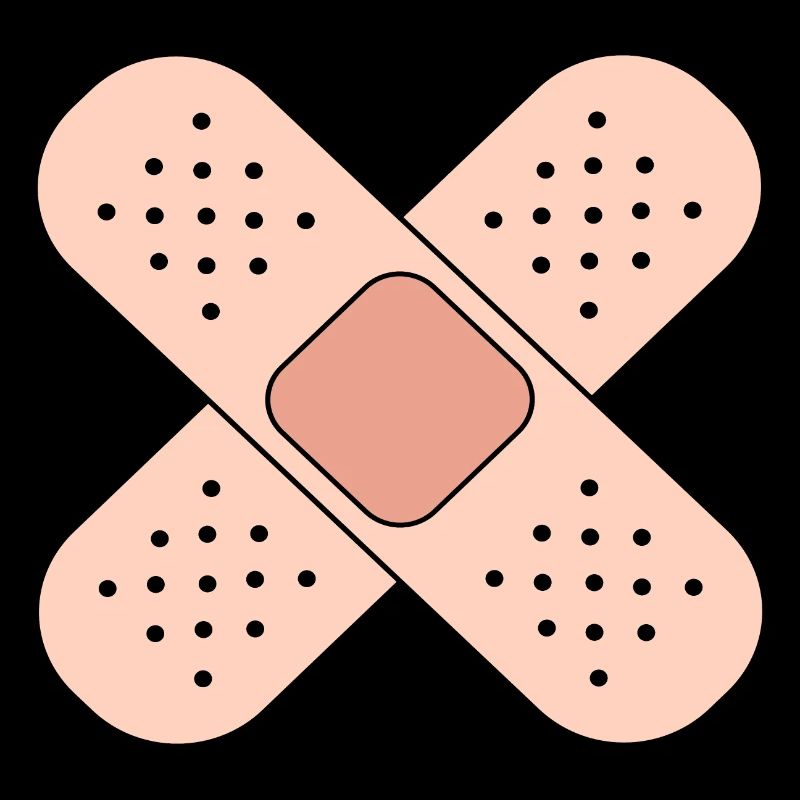 Symbole de blessure par bandage