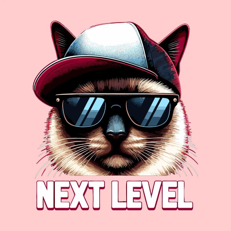 Siam Katze Siamkatze Next Level Hip Hop Geschenk