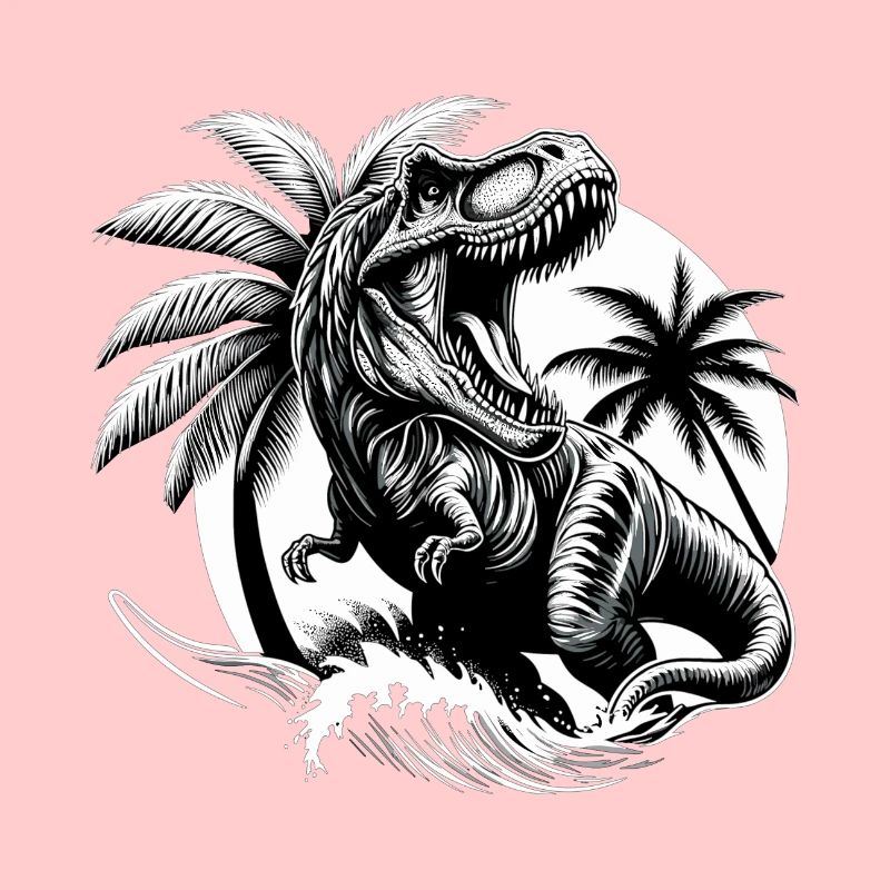 Brüllender T-Rex Dinosaurier Geschenk