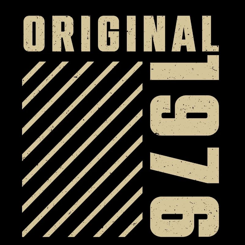 Original 1976 Authentic 1976 Vintage Bursdag